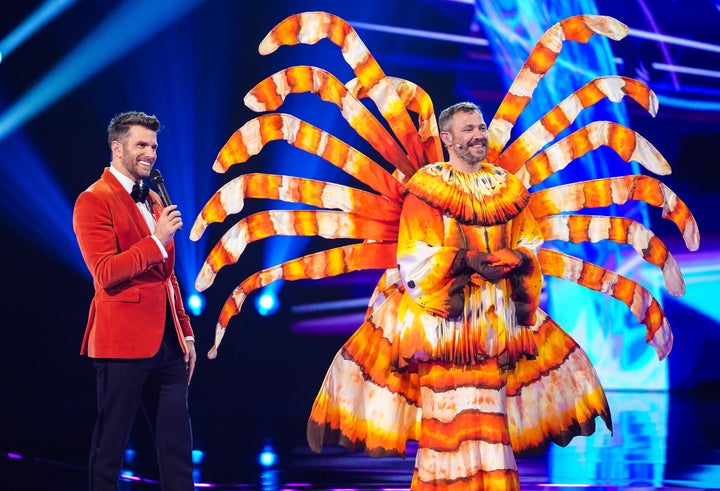 Yeah, it was Will Young in that fishy disguise from the start