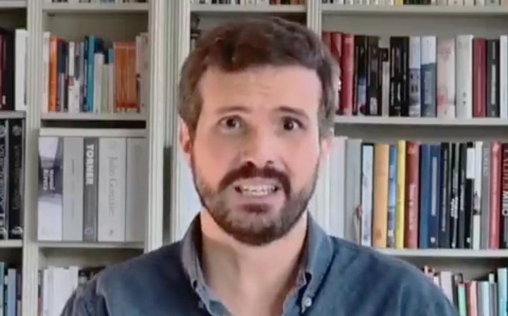 Pablo Casado, durante un acto del PP de Castilla y León.