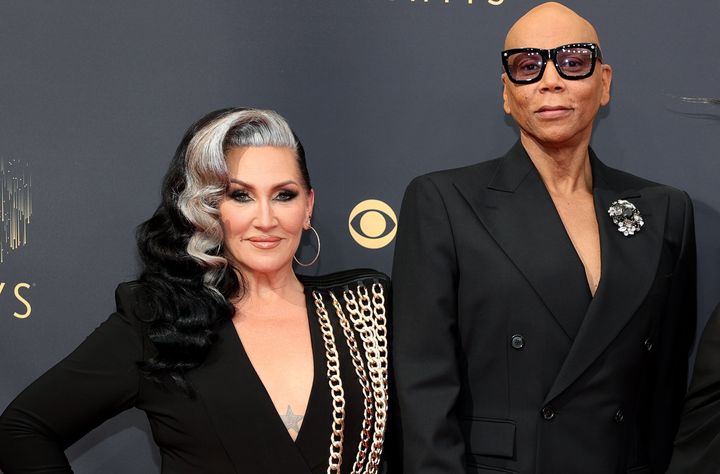 Michelle Visage with Drag Race co-star RuPaul