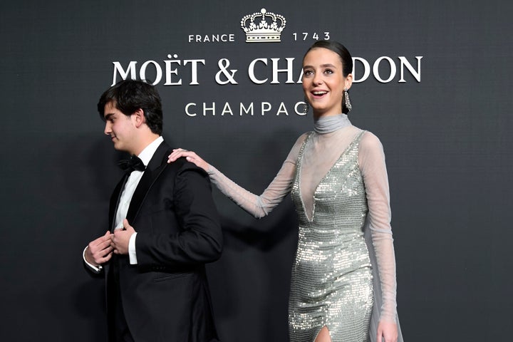 Victoria Federica y Jorge Barcenas en la fiesta de Moët Chandon en la que posaron juntos por primera vez.