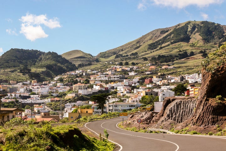 Vista de Villa de Valverde, en El Hierro.