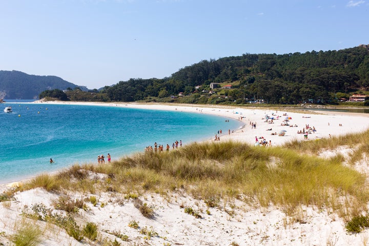 Vista de una de las playas de las Islas Cíes.