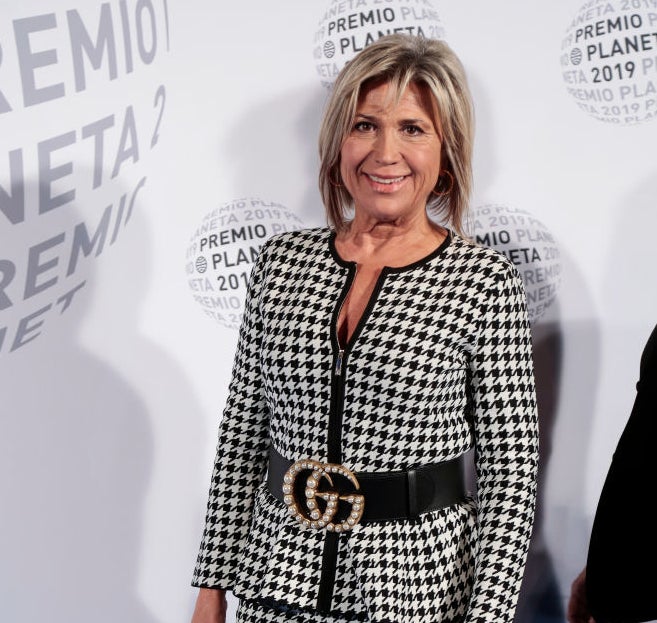 Julia Otero en la gala del los Premios Planeta en 2019.