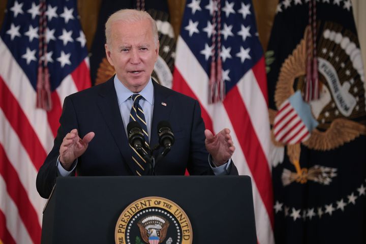 President Joe Biden delivers remarks about the Build Back Better legislation on Dec. 6. The legislation would extend extra private insurance subsidies that are now set to expire at the end of 2022.