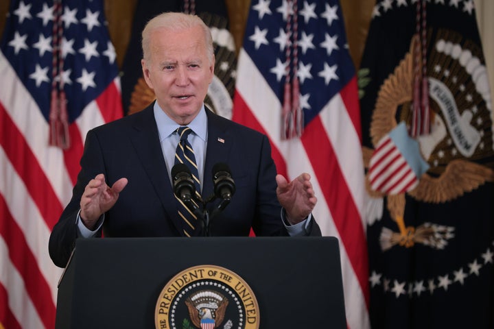 President Joe Biden delivers remarks about the Build Back Better legislation on Dec. 6. The legislation would extend extra private insurance subsidies that are now set to expire at the end of 2022.