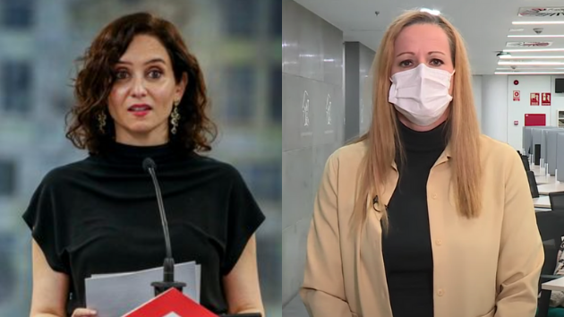 Isabel Díaz Ayuso y Zaida Cantera.