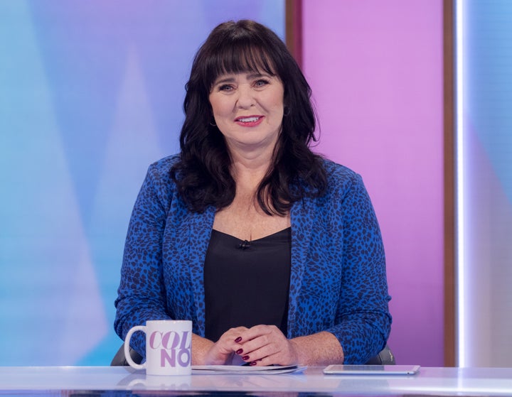 Coleen Nolan on the set of Loose Women