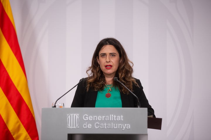 La portavoz del Govern catalán, Patrícia Plaja.