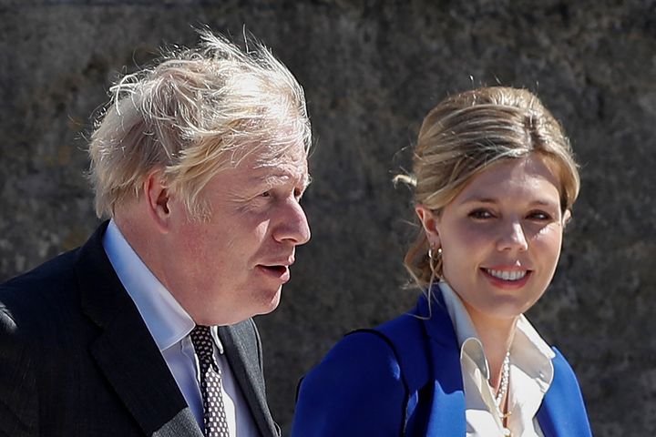 Boris Johnson and his wife Carrie Johnson were said to be among 40 people who attended a garden drinks party during lockdown.