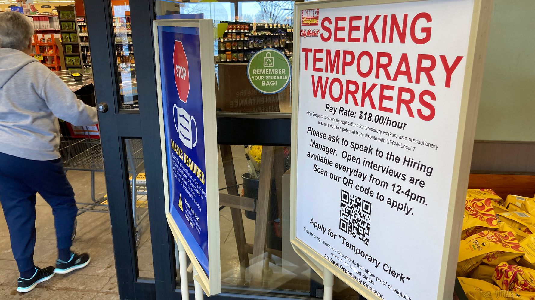 King Soopers Grocery Workers Go On Strike In Colorado