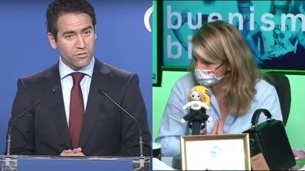 García Egea y Yolanda Díaz.
