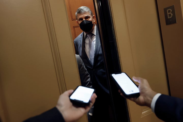 Sen. Joe Manchin (D-W.Va.) is one of two Democratic senators openly opposed to eliminating the filibuster to pass voting rights legislation.