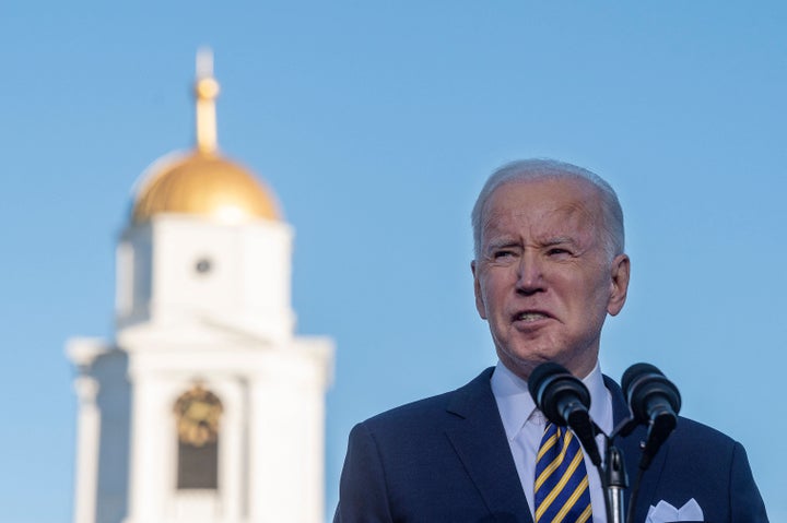 President Joe Biden speaks about the constitutional right to vote at the Atlanta University Center Consortium in Georgia on Tuesday.