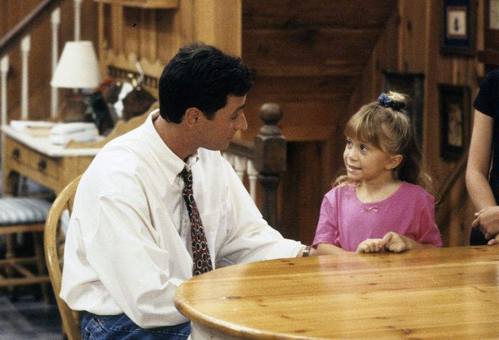Bob Saget as warmhearted dad Danny Tanner in a 1993 episode of "Full House."