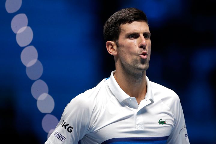 Novak Djokovic, el pasado noviembre, en un partido en Turín.