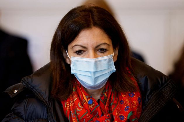 Anne Hidalgo, maire de Paris, en difficulté dans sa campagne. LUDOVIC MARIN/AFP via Getty