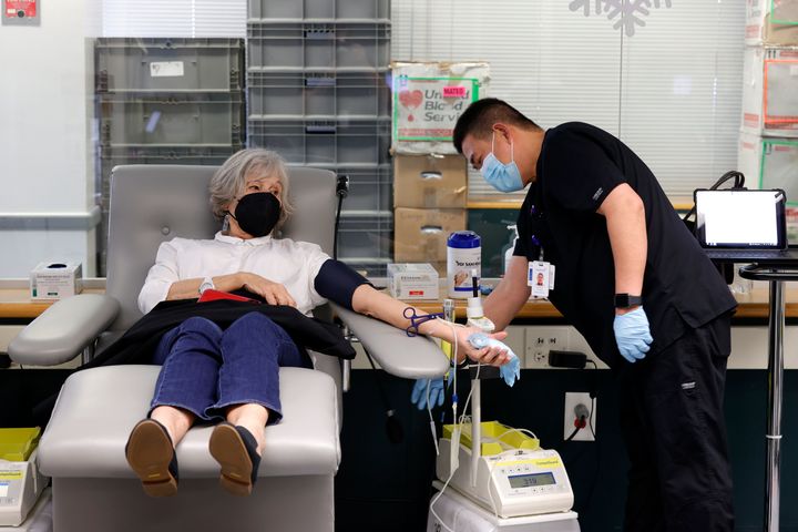 Stocks of blood have fallen to their lowest level in more than a decade, leaving some US blood centers with less than a day's supply of certain blood types, according to the Red Cross.