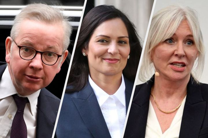 Gove, Patel and Dorries have all spoken out to support the PM