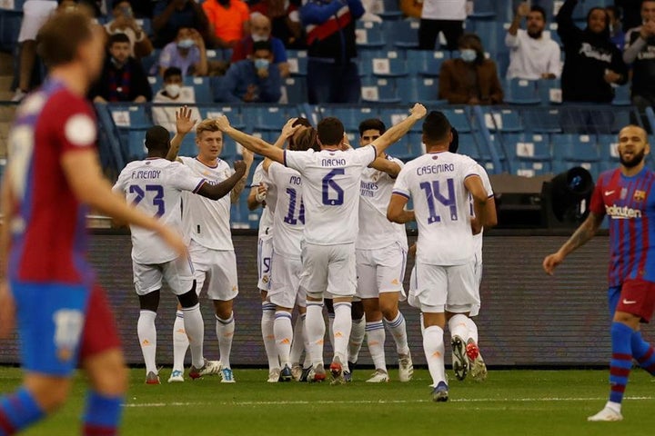 El Madrid hace piña tras el gol de Vinicius