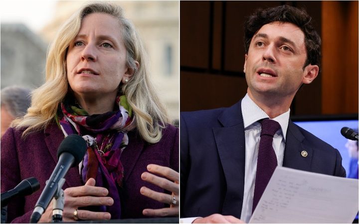 Rep. Abigail Spanberger (D-Va.) introduced a bill banning stock trades by members of Congress. Sen. Jon Ossoff (D-Ga.) introduced a companion bill in the Senate on Wednesday.