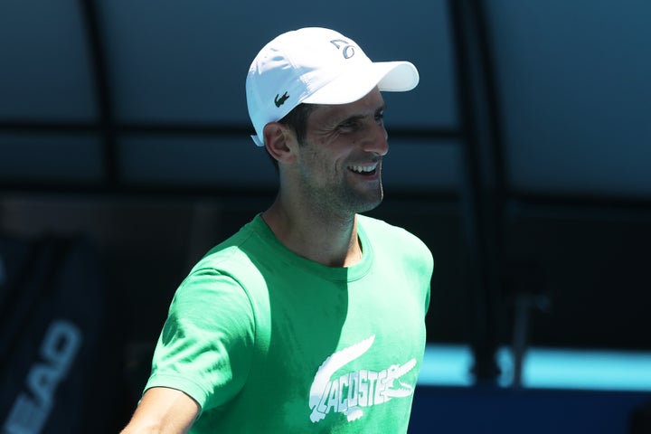 El tenista Novak Djokovic.
