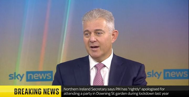 Brandon Lewis said he believed Boris Johnson would lead the Conservatives into the next election.