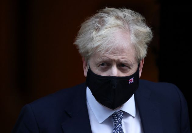 Boris Johnson, este miércoles, a su salida de Downing