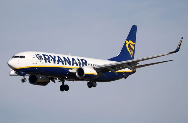 Un avión de Ryanair en