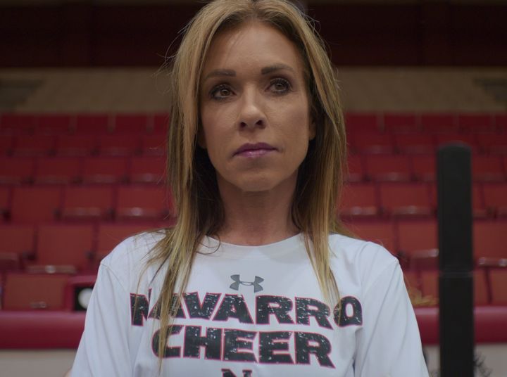 Coach Monica Aldama in "Cheer."
