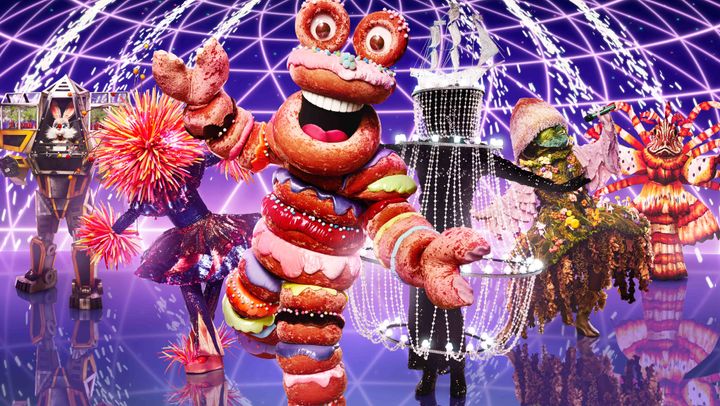 Some of the characters from the third series of The Masked Singer