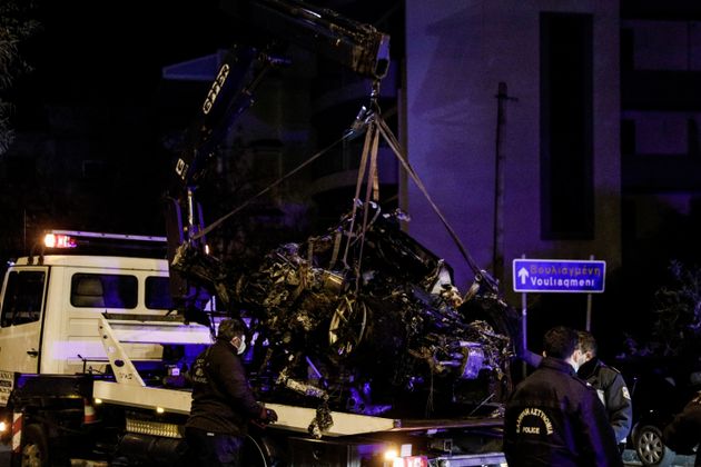 Τροχαίο δυστύχημα στη Βούλα με αποτέλεσμα τον θανάσιμο τραυματισμό του οδηγού. Πέμπτη 13 Δεκεμβρίου 2022 (ΓΙΩΡΓΟΣ ΚΟΝΤΑΡΙΝΗΣ / EUROKINISSI)