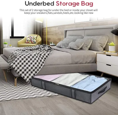 Vacuum Seal Storage Bags And Under-Bed Bins For Your Winter Coats And More