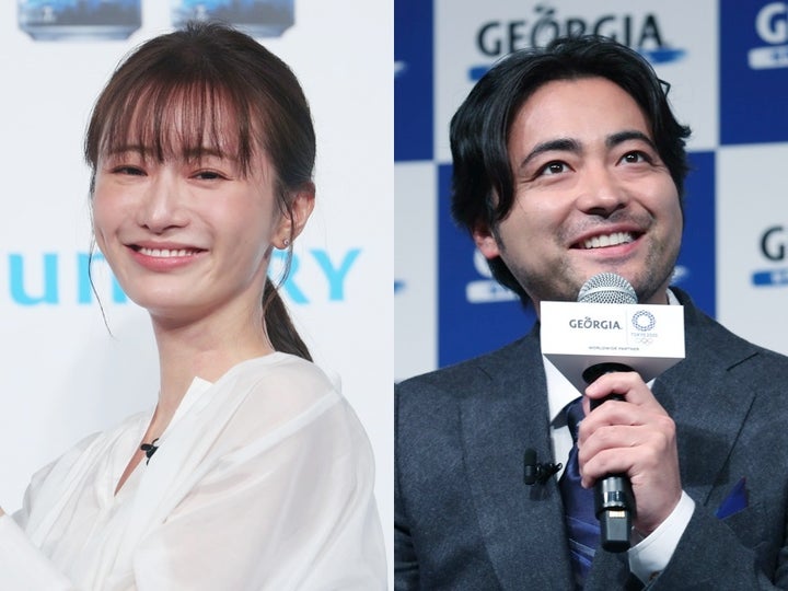 (左から)松本まりかさん、山田孝之さん