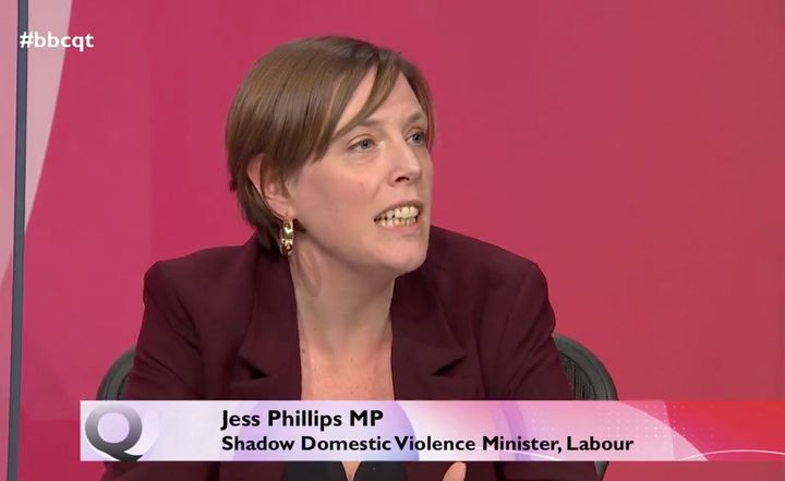 Jess Phillips caused a storm with her response about name change of some sweets on BBC Question Time