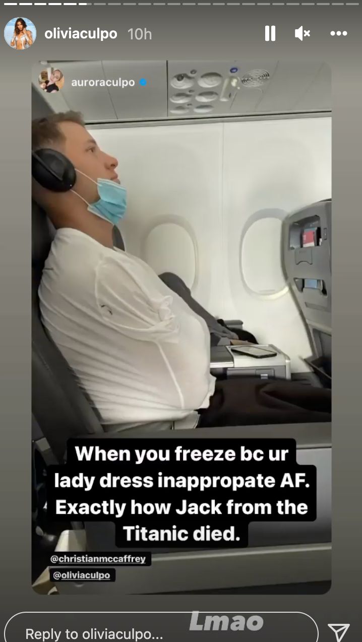 Olivia Culpo said to put on blouse or be banned from flying, sister says on video