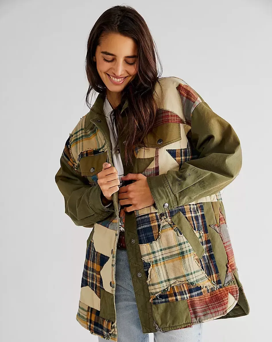 Quilted' And Patchwork Jackets That Remind You Of Your Granny, But