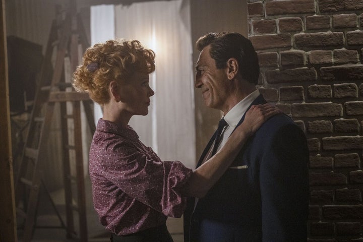 Nicole Kidman y Javier Bardem en 'Being the Ricardos'.