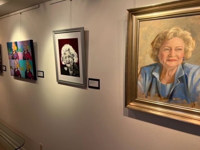 The Betty White Unites exhibit at Zenith Gallery in Washington, D.C.