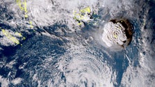  Undersea Volcano Erupts In Pacific, Islanders Rush To Escape Tsunami