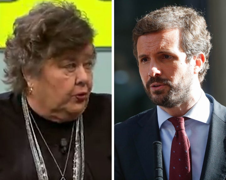 El mote de Cristina Almeida a Pablo Casado.