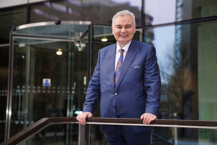 Eamonn Holmes outside the GB News studio