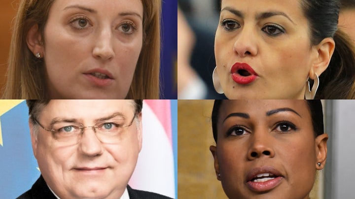 Roberta Metsola, Sira Rego, Kosma Zlotowski y Alice Bah Kuhnke.