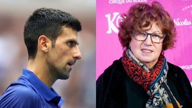 Novak Djokovic y Rosa Villacastín.