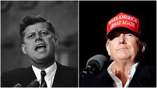 Some QAnon Believers Think JFK Disguised Himself As Trump At Arizona Rally