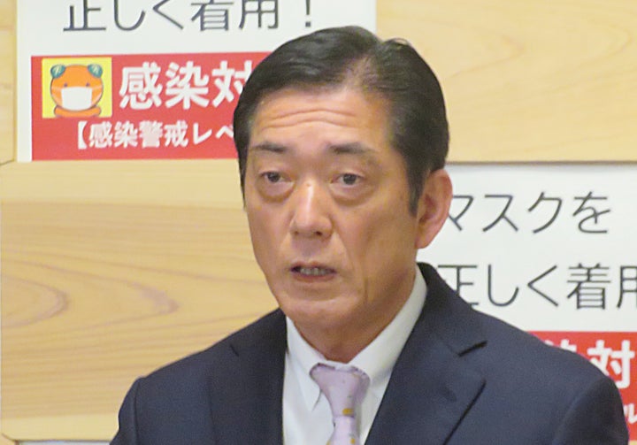 愛媛県の中村時広知事（2021年4月撮影）