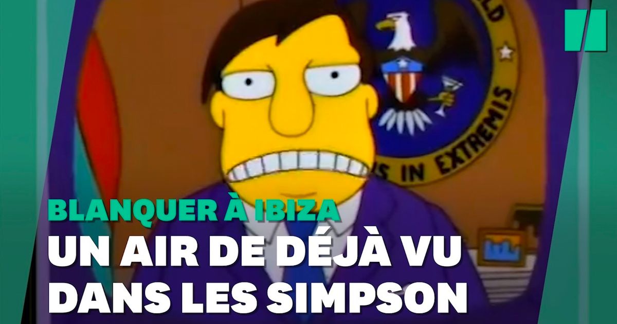 The Blanquer episode in Ibiza is reminiscent of the mayor of Springfield in “The Simpsons”