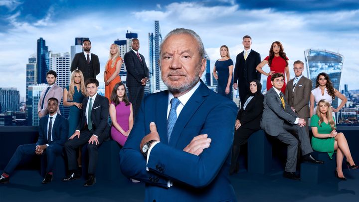 Shama with the rest of this year's Apprentice cast