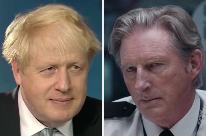 Boris Johnson was cut into one of the scenes from Line of Duty's most recent season
