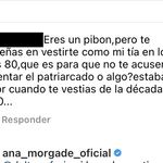 Ana Morgade responde (y de qué manera) a un usuario que criticó su forma de