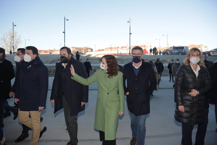 Moreno, Mañueco, Ayuso y Ana Beltrán